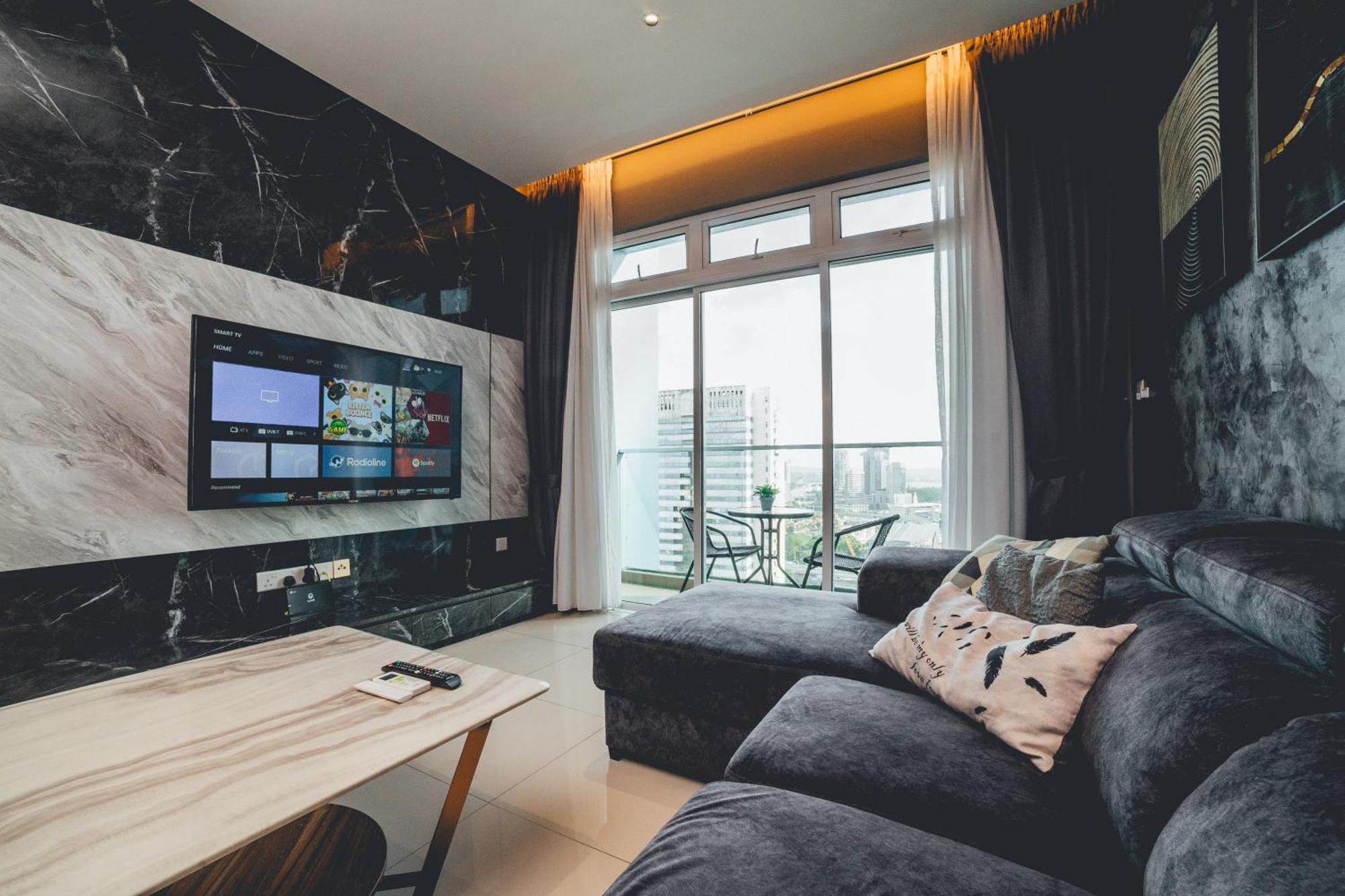 Twin Galaxy Jet Black 3br6pax Balcony Nr Ksl By Ourstay Pangsapuri